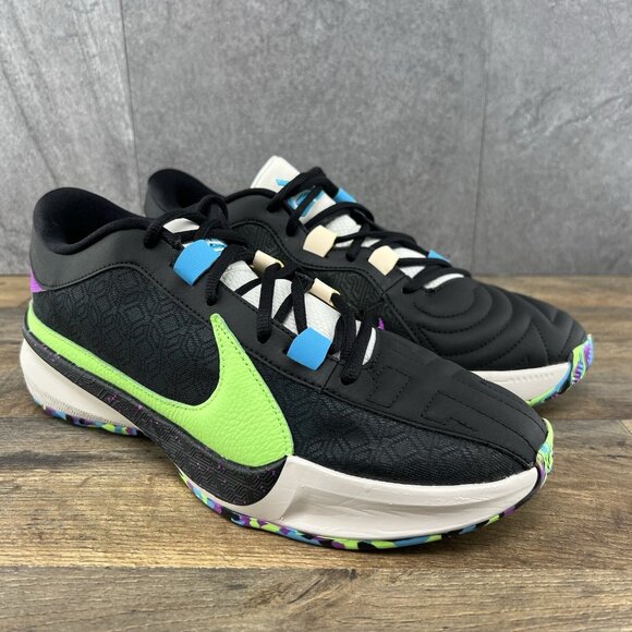 Nike Zoom Freak 5 Made in Sepolia Size 10 Mens Black Multicolor Basketball Shoes - Picture 5 of 12